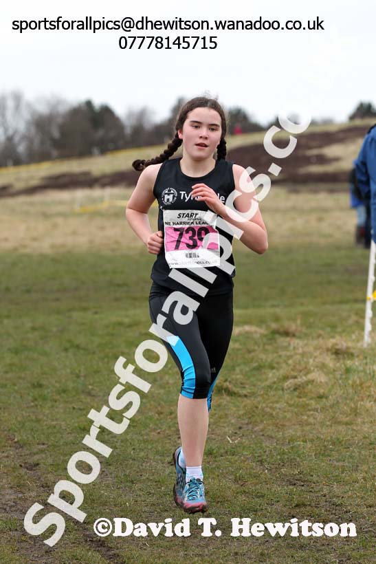 Girls under-15s Start Fitness NEHL, Wrekenton, Gateshead. Photo: David T. Hewitson/Sports for All Pics